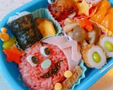 男の子キャラ弁♪SLマン♪アンパンマン作り方6写真