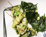 ニンニクの大葉巻&大葉の天ぷら作り方8写真