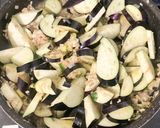 大豆ミートで！ナスのそぼろ炒め作り方5写真