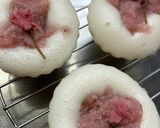 米粉の桜蒸しパン作り方9写真