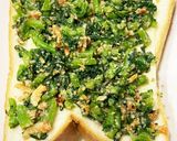 おかずパンに大変身！胡麻和えトースト♪作り方5写真