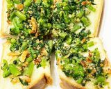 おかずパンに大変身！胡麻和えトースト♪作り方7写真