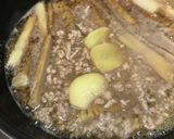 新ごぼうとひき肉の黒酢煮作り方3写真