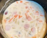 米粉で作る野菜とお豆のミルクシチュー作り方8写真