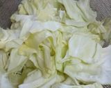 あみエビと春キャベツのパスタ作り方1写真