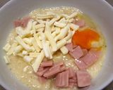 長芋とハムチーズのとろとろグラタン❤作り方3写真