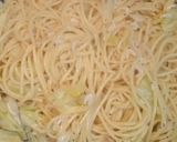 あみエビと春キャベツのパスタ作り方5写真