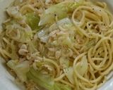 あみエビと春キャベツのパスタ作り方6写真