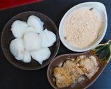 米粉とはったい粉であべかわ団子♪作り方5写真