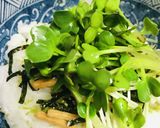 お茶漬けの素●かいわれ茶漬け作り方1写真