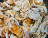 米粉を使った豚のしょうが焼き作り方7写真