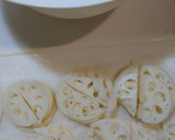 簡単！腸活♪れんこんと豆のごまマヨサラダ作り方1写真