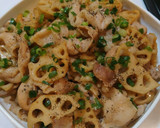 簡単！腸活♪れんこんと豆のごまマヨサラダ作り方5写真
