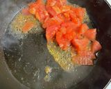 中華風トマトと卵のスープ麺作り方3写真