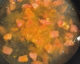 中華風トマトと卵のスープ麺作り方4写真