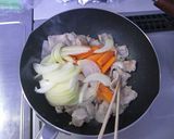 ✿肉野菜炒めのソースあんかけ✿作り方2写真