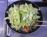 ✿肉野菜炒めのソースあんかけ✿作り方3写真