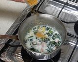 カルボナーラ風スープパスタ作り方3写真