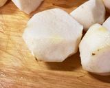 レンジで簡単サクとろ里芋の唐揚げ作り方1写真
