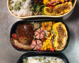 焼きそばの次の日の定番オムそば弁当☆作り方12写真