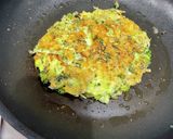 ブロッコリーとじゃこのお焼き作り方5写真