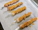 豚こま串のピリ辛ゴマ味噌のせ焼き作り方4写真