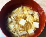 えのきと豆腐の中華風スープ作り方5写真