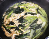 【子ども喜ぶ】小松菜油揚げ卵の簡単炒め煮作り方3写真