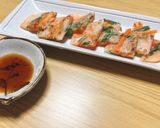 米粉でもちもちキムチチヂミ作り方5写真