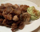 米粉衣の豚こま唐揚げ作り方6写真