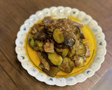 茄子と豚バラの中華炒め　山椒の香り作り方11写真