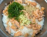 大葉がさわやか♡鮭の炊き込みご飯♪作り方4写真