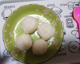イソフラボンを食べよう☆きな粉むすび作り方3写真