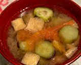 なす*トマト*お揚げのお味噌汁♪作り方2写真