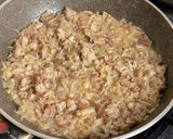 月見鶏そぼろパスタ作り方4写真