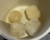 ふわふわ青のり入りかき玉スープ　離乳食作り方1写真