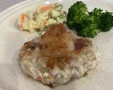 鶏ミンチと豆腐と根菜のふわふわハンバーグ作り方7写真