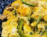 米粉活用●豚玉ゴーヤーチャンプルー作り方4写真