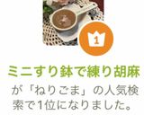 ミニすり鉢で練り胡麻作り方16写真