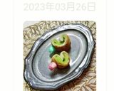 ダブルハート型お弁当おかず作り方6写真