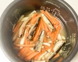 炊飯器×缶詰で楽々♪イワシの炊き込みご飯作り方4写真