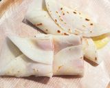 簡単！米粉でもちもちハムチーズブリトー作り方4写真