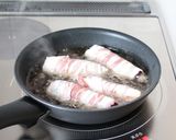 サッパリと【茄子の豚巻き揚げ浸し（ぽん酢作り方3写真