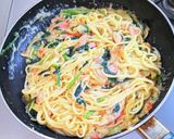 ほうれん草の豆乳クリームスパスタ作り方11写真