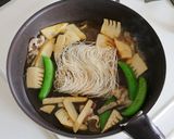 たけのこの香り引き立つ春野菜の焼ビーフン作り方4写真