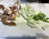 椎茸と青梗菜のガーリック塩胡椒炒め作り方3写真