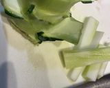椎茸と青梗菜のガーリック塩胡椒炒め作り方4写真