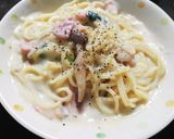 ☆チャチャっとクリームパスタ☆作り方4写真
