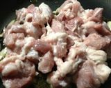 レンコン・セロリの豚肉にんにく炒め作り方2写真