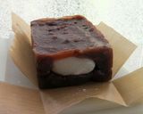 銘菓「あも」風ぎゅうひ入り小豆かん作り方23写真